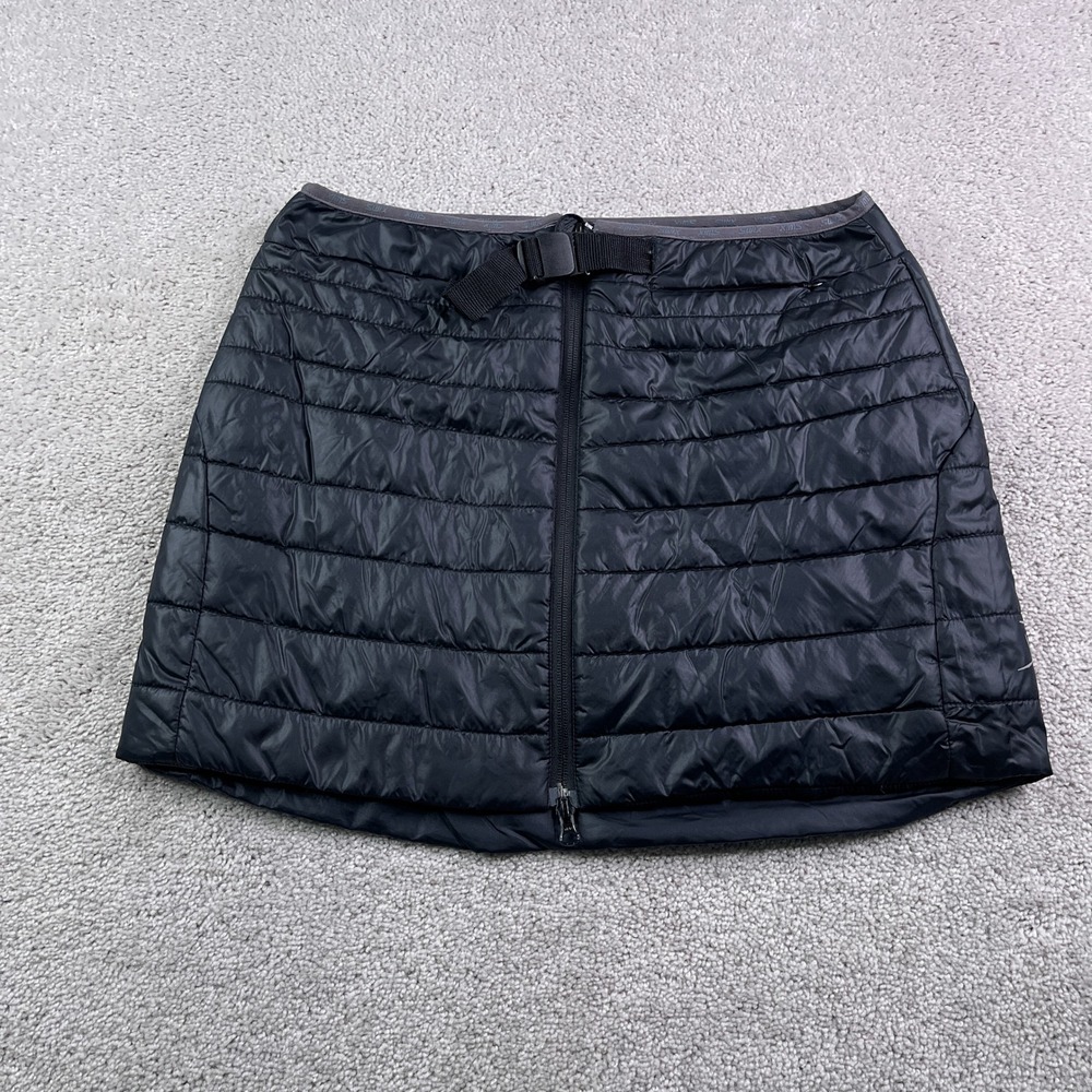 Swix Skirt Womens Medium Black Puffer Quilted Insulated Belted Ski Winter